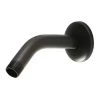 Showerscape K150K0 6-Inch Shower Arm with Flange, Matte Black