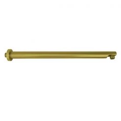 K8119E7 18-Inch Brass Shower Arm with Flange, Brushed Brass