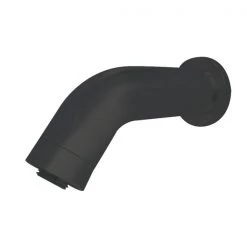 K850E0 6-Inch Brass Shower Arm with Flange, Matte Black