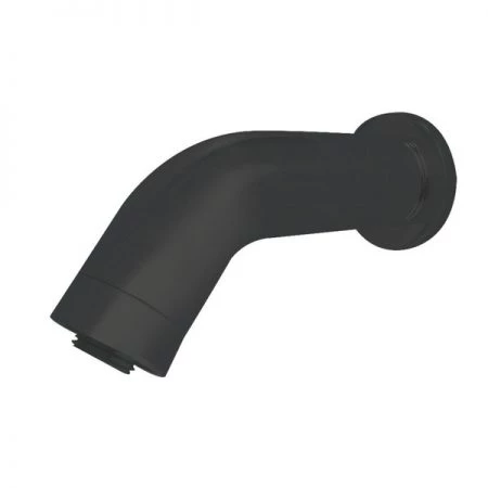 Kingston Brass K850E0 6-Inch Brass Shower Arm with Flange, Matte Black