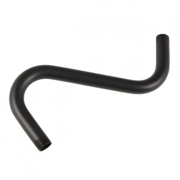 K152A0 8-Inch S-Shape Shower Arm, Matte Black