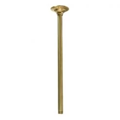 K217A7 17-Inch Rain Drop Shower Arm, Brushed Brass