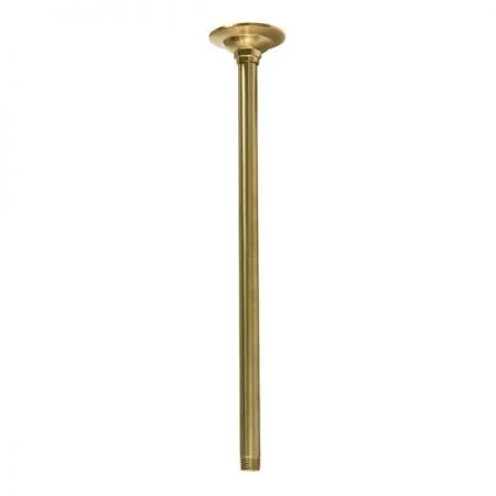 Showerscape K217A7 17-Inch Rain Drop Shower Arm, Brushed Brass