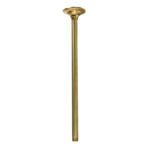 K217A7 17-Inch Rain Drop Shower Arm, Brushed Brass