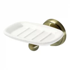 Kingston Brass BA4815AB Wall Mount Soap Dish Holder, Antique Brass