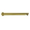 Kingston Brass K8113E7 13-Inch Brass Shower Arm with Flange, Brushed Brass