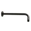 Kingston Brass K112A0 12-Inch Rain Drop Shower Arm, Matte Black