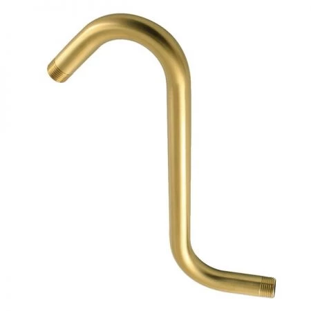 Kingston Brass K159A7 10-Inch S-Shape Shower Arm, Brushed Brass