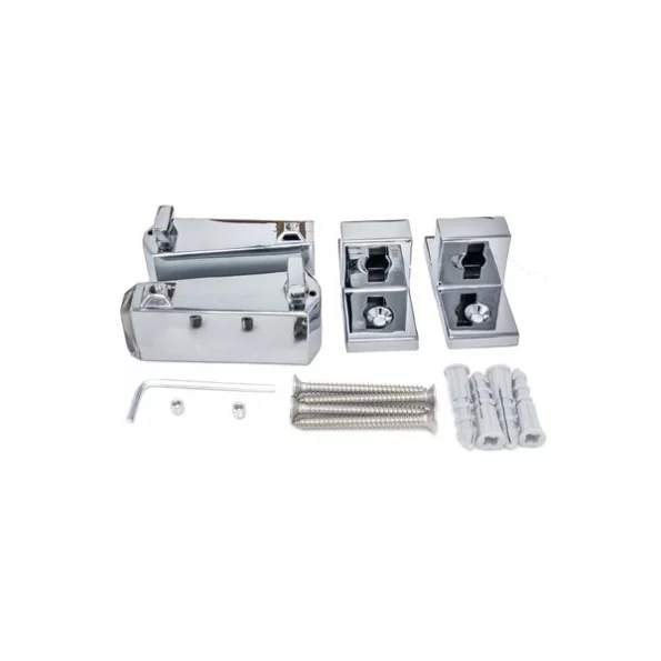 Adjustable Curved Rectangle Shower Rod, Bright Polished Stainless Steel