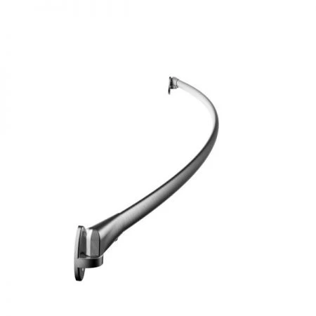 Preferred Bath Accessories Fixed Oval Curved Shower Rod, Brushed Nickel Finish, Pack of 10