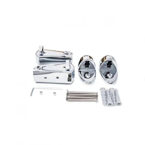 60" Fixed Curved Oval Shower Rod, Bright Polished Stainless Steel