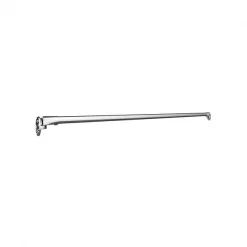 Preferred Bath Accessories Fixed Oval Straight Shower Rod, Bright Polished Finish, Pack of 10