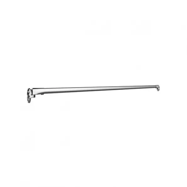 Preferred Bath Accessories 60" Fixed Straight Oval Shower Rod, Bright Polished Stainless Steel 1 60" Fixed Straight Oval Shower Rod, Bright Polished Stainless Steel