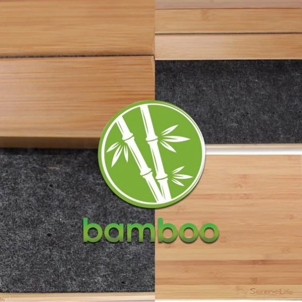 Bamboo Floor Rug Bath Mat – Waterproof Bathroom Shower Mat Carpet