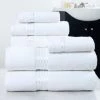 Hastings Home 100 Percent Cotton Hotel 6 Piece Towel Set - White