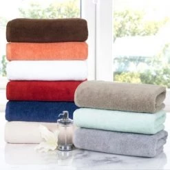 Hastings Home 6-piece 100-percent Cotton Towel Set with 2 Bath Towels, 2 Hand Towels and 2 Washcloths (Taupe) 3 6-piece 100-percent Cotton Towel Set with 2 Bath Towels, 2 Hand Towels and 2 Washcloths (Taupe)