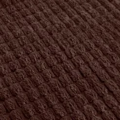 24"x59" Memory Foam Extra Long Bath Mat by Hastings Home – Woven Jacquard Fleece – Chocolate