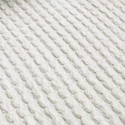 24"x59" Memory Foam Extra Long Bath Mat by Hastings Home - Woven Jacquard Fleece - White 4 24"x59" Memory Foam Extra Long Bath Mat by Hastings Home – Woven Jacquard Fleece – White