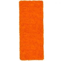 Hastings Home Memory Foam Shag Bath Mat 2-feet by 5-feet - Orange 4 Hastings Home Memory Foam Shag Bath Mat 2-feet by 5-feet – Orange