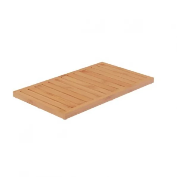 Hastings Home Bamboo Non-Slip Open Slatted Bathmat