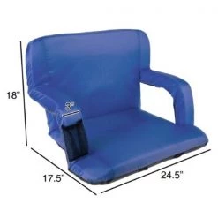 Hastings Home Extra Wide Stadium Chair – Blue