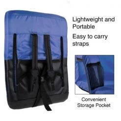 Hastings Home Extra Wide Stadium Chair – Blue