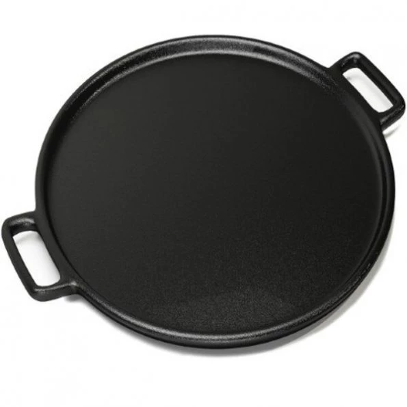 Hastings Home 14-Inch Cast Iron Pizza Pan- Round Skillet for Cooking, Baking and Grilling 1 Hastings Home 14-Inch Cast Iron Pizza Pan- Round Skillet for Cooking, Baking and Grilling