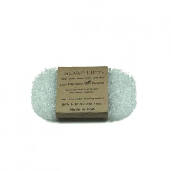Soap Lift 9471178 0.25 x 4.5 x 3 in. Bio Plastic Bar Soap Saver – Crystal