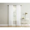 No.918 6006034 102 x 84 in. Reno White Curtains - Pack of 2