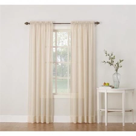 No.918 6006040 102 x 84 in. Reno Beige Curtains - Pack of 2