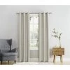 Sun Zero 6006036 80 x 84 in. Norwich Ivory Blackout Curtains - Pack of 2