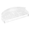 Oak Brook 4003586 Plastic Soap Dish; Clear
