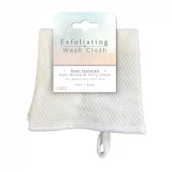 Evriholder 6031797 White Acrylic Washcloth – Pack of 6