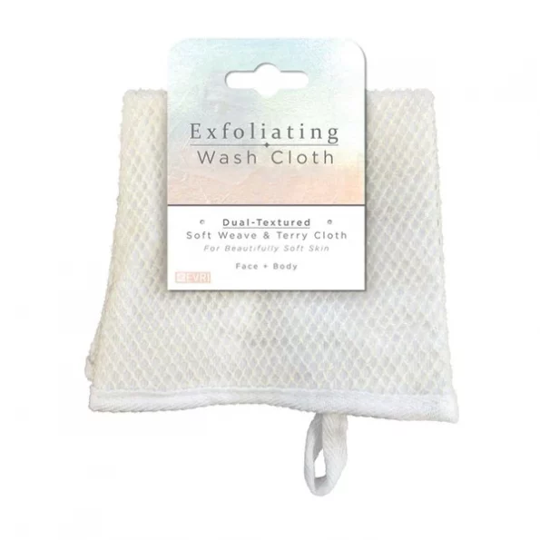 Evriholder 6031797 White Acrylic Washcloth – Pack of 6