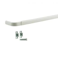 Kenney Manufacturing KN511 27 to 48 in. Heavy Duty Curtain Rod White