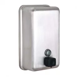 Alpine Industries 423-SSB Manual Surface-Mounted Stainless Soap Dispenser