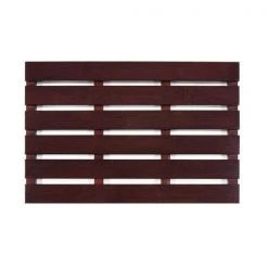Anji Mountain AMB0192-1624 16 x 24 in. Bamboo Bath & Sauna Mat – Cherry