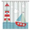 Borders Unlimited 70000 72 x 72 in. Ahoy Shower Curtain