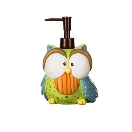 Borders Unlimited 90026 Whos Hoo Owl Lotion & Soap Dispenser; Multi Color
