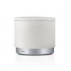 Livingquarters Bathroom Storage Canister; White