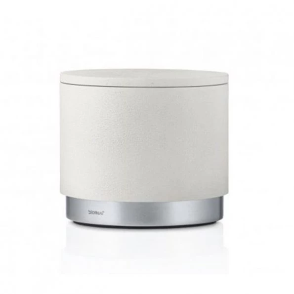 Bathroom Storage Canister; White