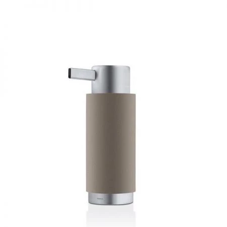 Livingquarters Stainless Steel Matt Ara Soap Disp; Taupe