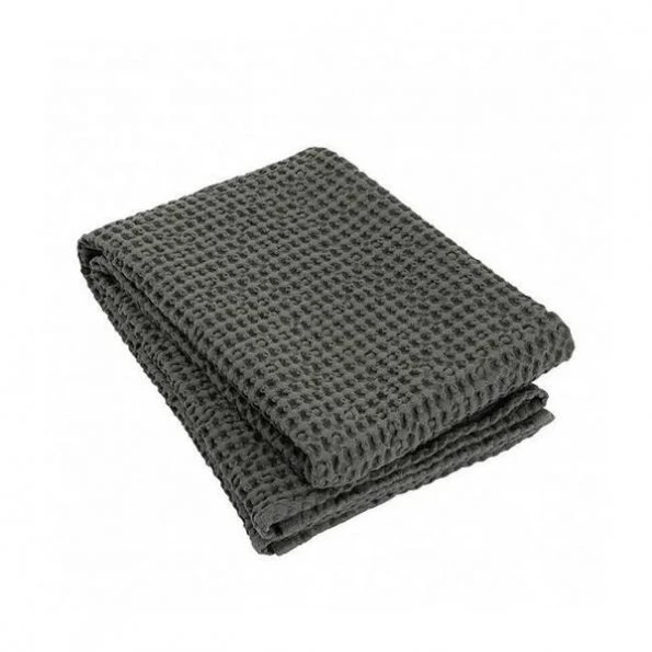 Blomus 68994 28 x 57 in. Caro Jumbo Waffle Bath Towel; Agave Green