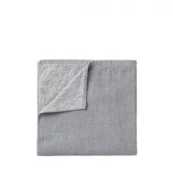 Blomus 69099 13 x 31 in. Kisho Reversible Hand Towel; Magnet Melange