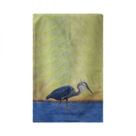 Betsy Drake BT027 Blue Heron Beach Towel - 30 x 50 in.