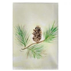 Betsy Drake GT161 Pinecone Guest Towel - 20 x 20 in.