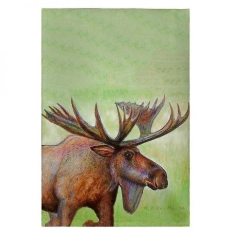 Betsy Drake GT238 Moose Guest Towel - 20 x 20 in.