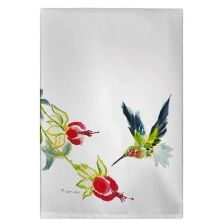 Betsy Drake GT330 Hummingbird Guest Towel - 20 x 20 in.