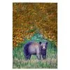 Betsy Drake GT536 Black Bear Guest Towel - 20 x 20 in.