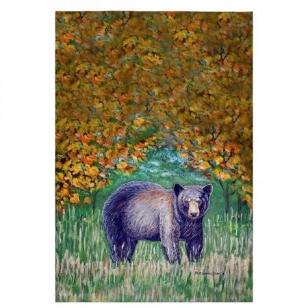 Betsy Drake GT536 Black Bear Guest Towel - 20 x 20 in.